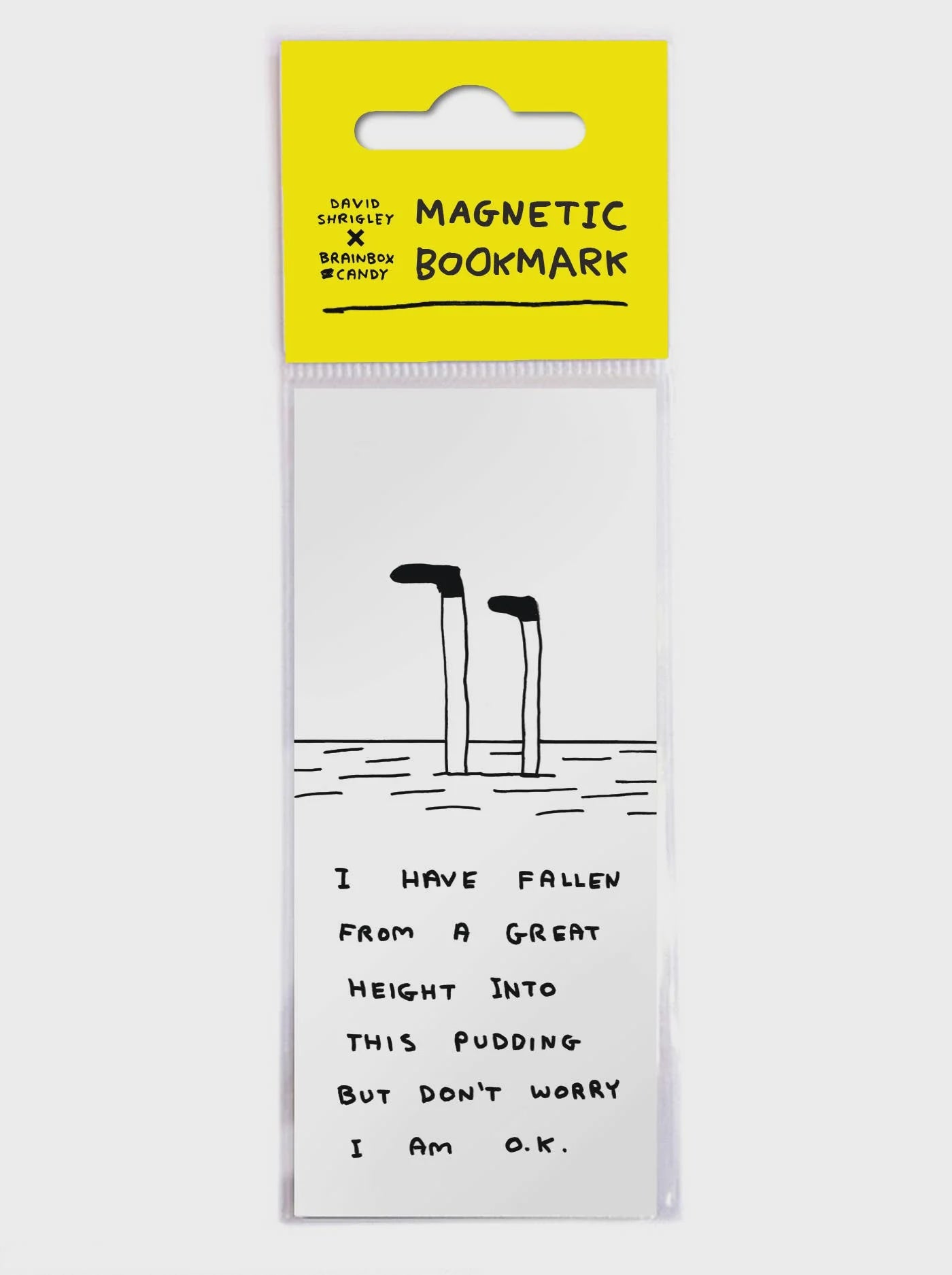 David Shrigley Magnetic Bookmark - Pudding