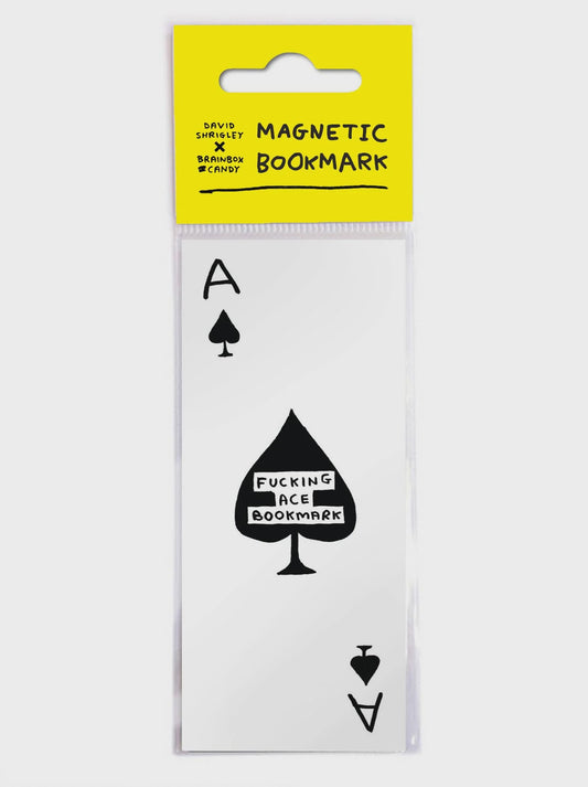 David Shrigley Magnetic Bookmark - Fucking Ace