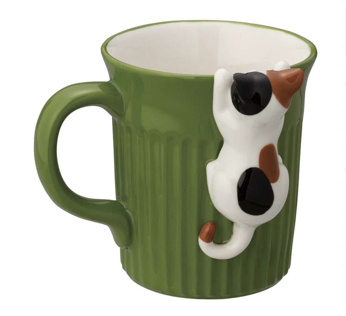 Decole Cat Hanging Mug - Calico Cat