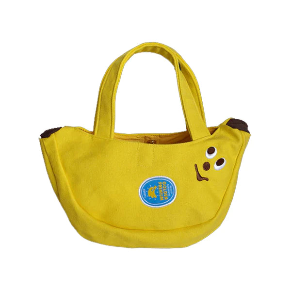 Gladee Canvas Mini Tote Bag/Lunch Tote - Banana