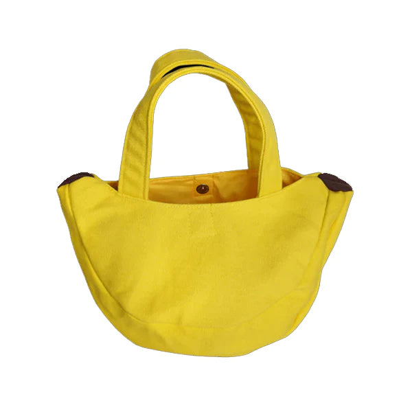 Gladee Canvas Mini Tote Bag/Lunch Tote - Banana