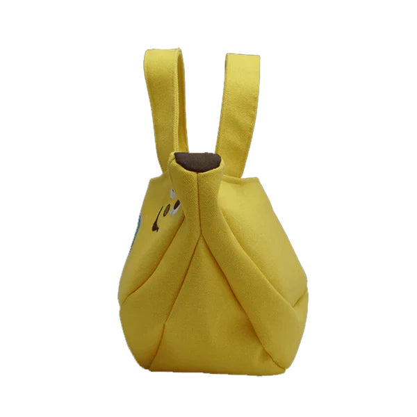 Gladee Canvas Mini Tote Bag/Lunch Tote - Banana