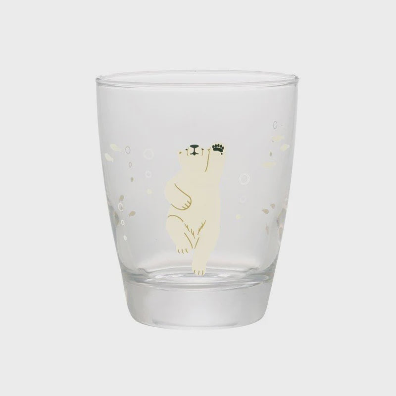 Decole Aquarium Glass Cup - Polar Bear