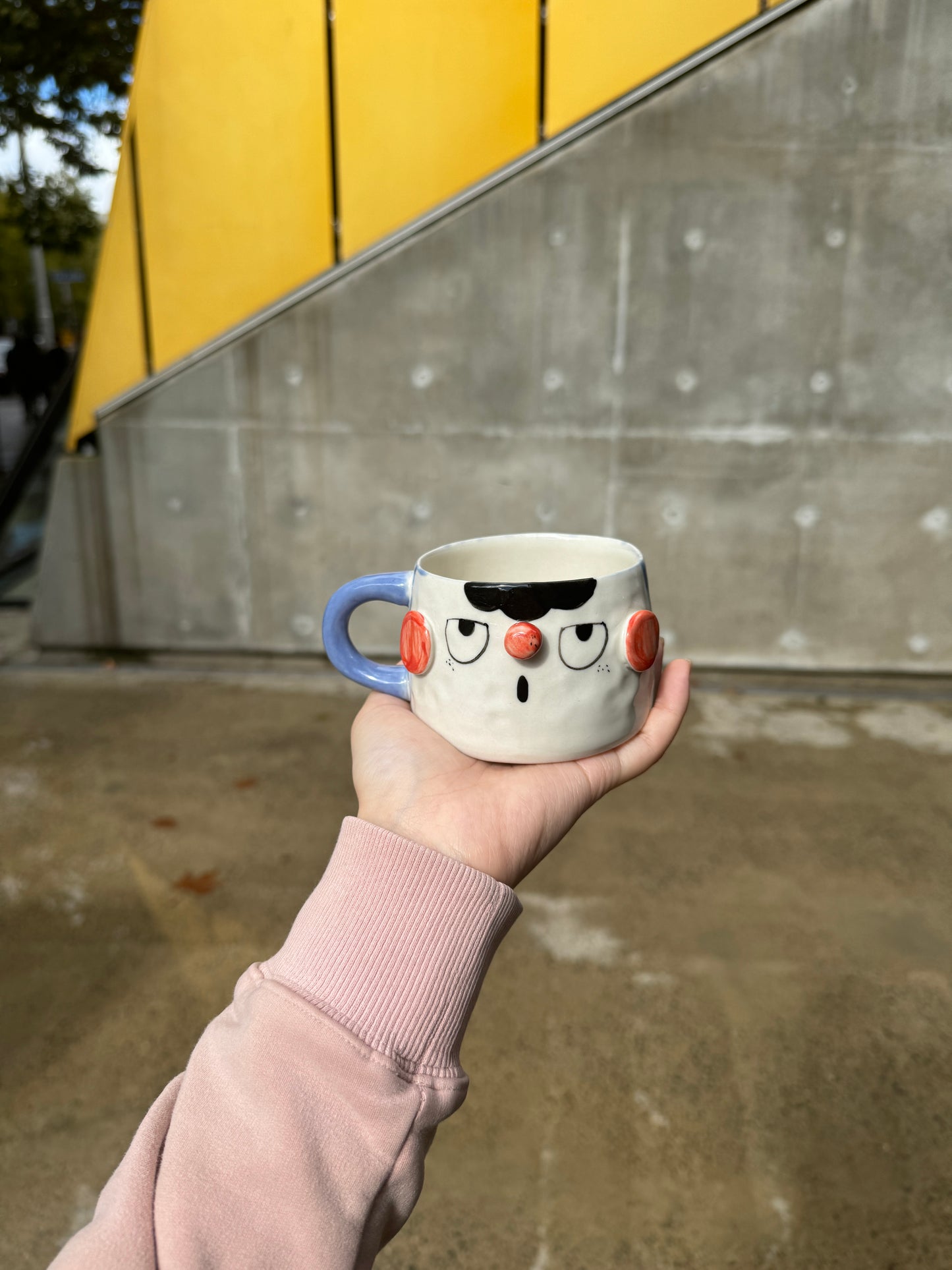 Andi's Smile Face Handmade Mug