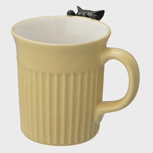 Decole Cat Hanging Mug - Black Cat