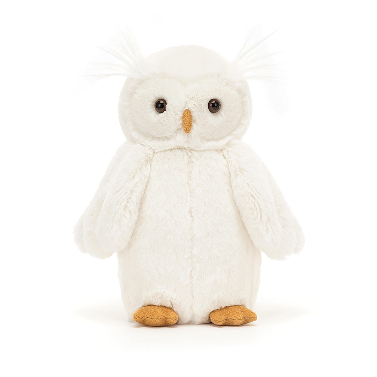 JELLYCAT BASHFUL OWL WHITE 10X10X24CM