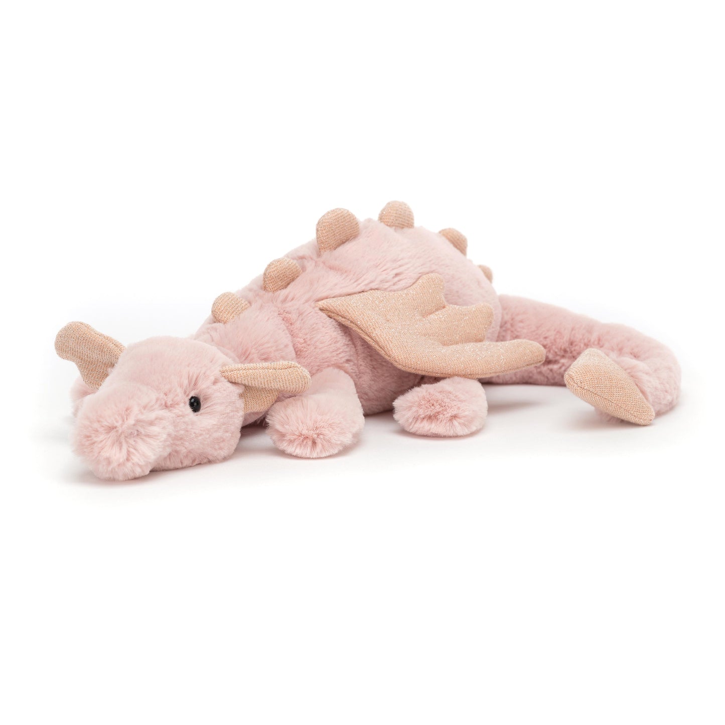 JELLYCAT ROSE DRAGON LITTLE PINK 7X26X27CM