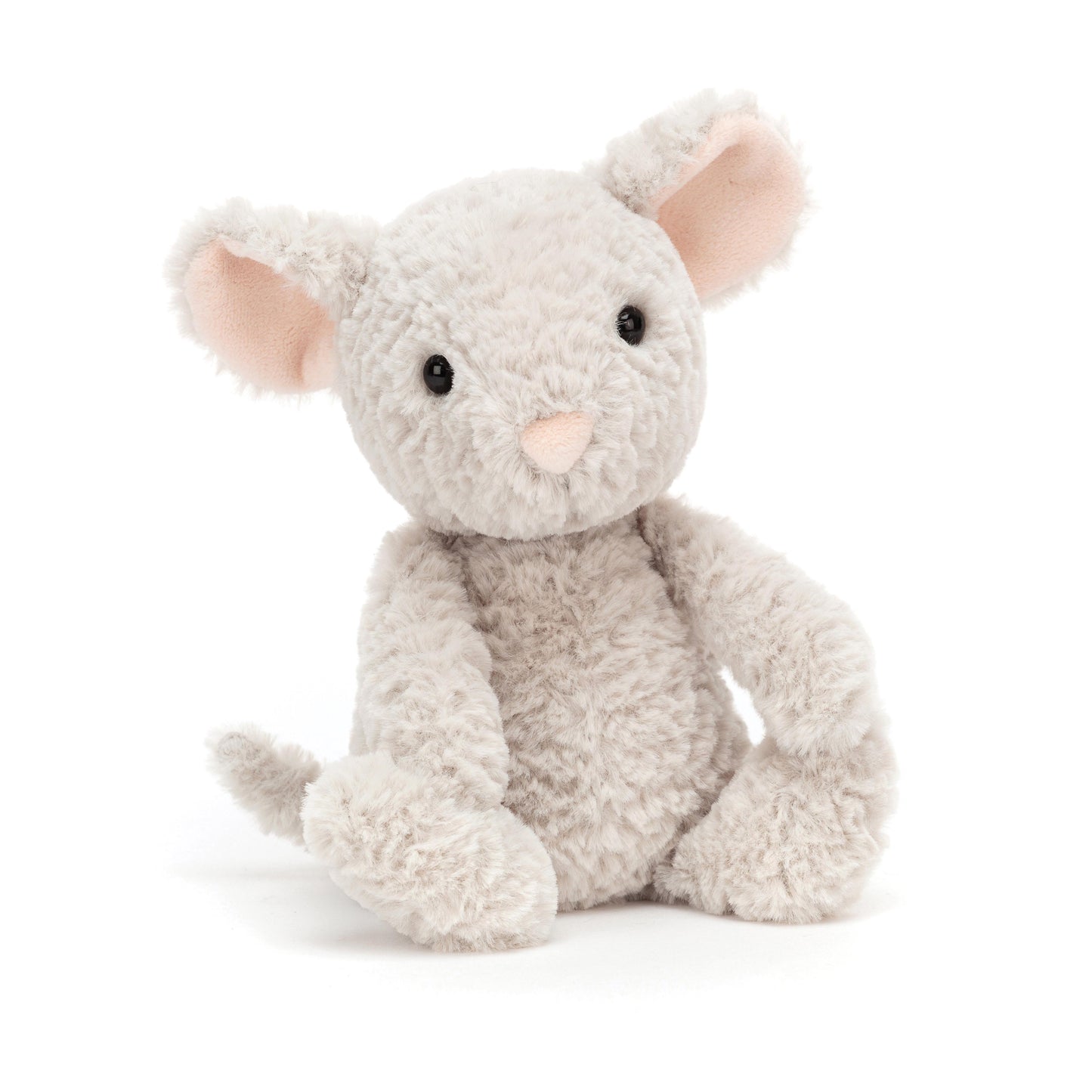 JELLYCAT TUMBLETUFT MOUSE GREY 8X9X20CM