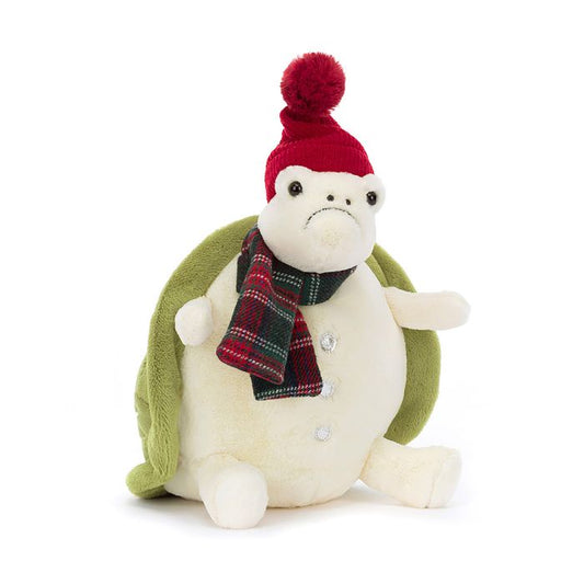 Jellycat Snowman Timmy Turtle Cream & Green