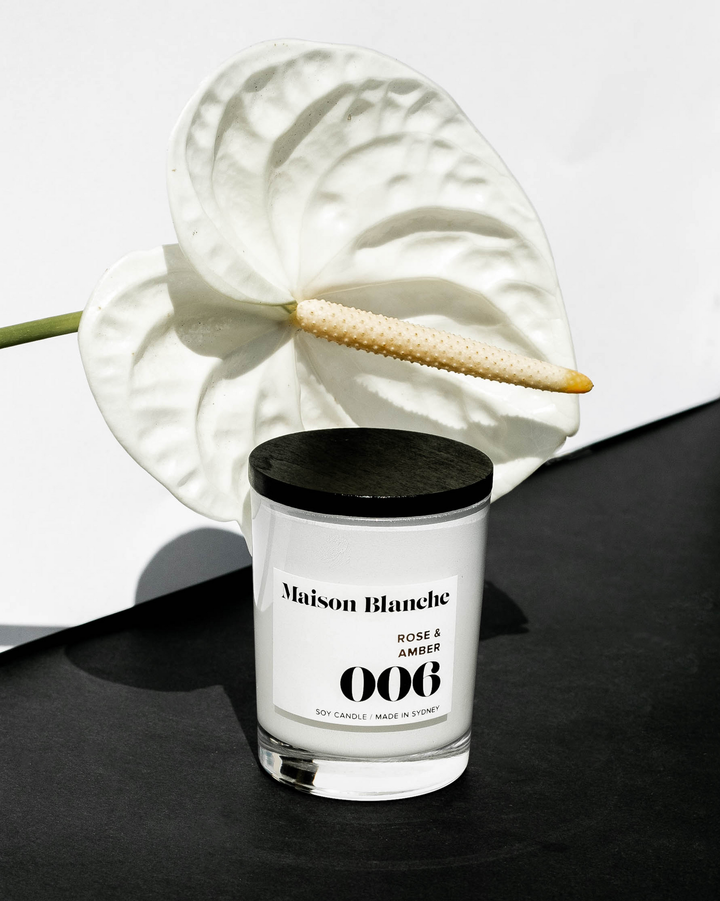 Maison Blanche Handmade Vegan Candle  - Medium