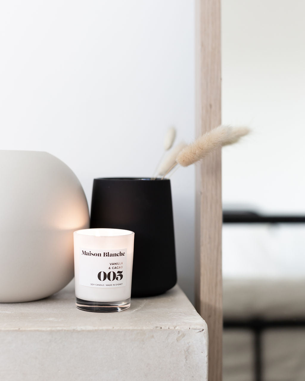 Maison Blanche Handmade Vegan Candle - Small