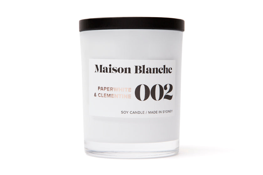 Maison Blanche Handmade Vegan Candle  - Medium