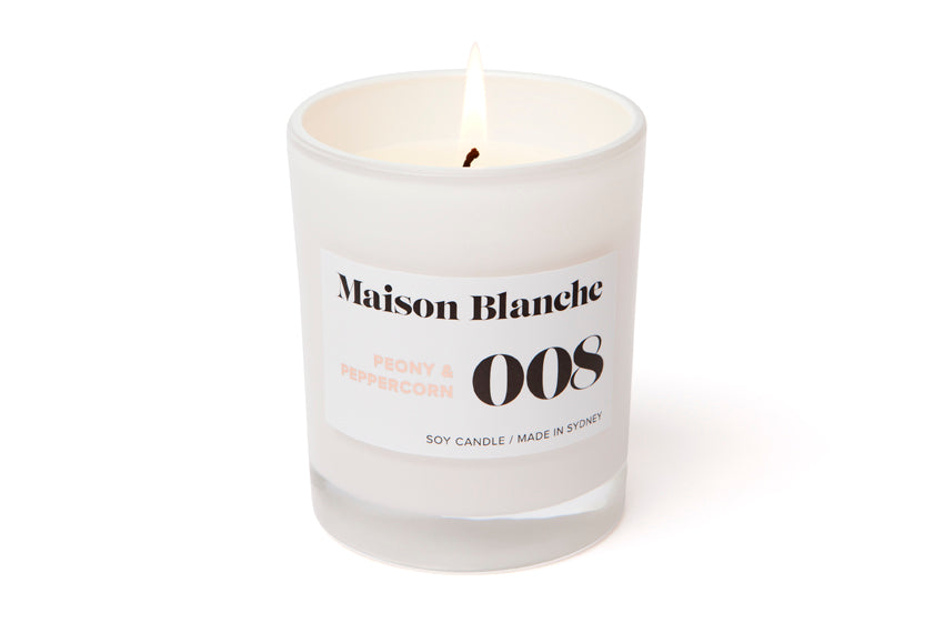 Maison Blanche Handmade Vegan Candle  - Medium