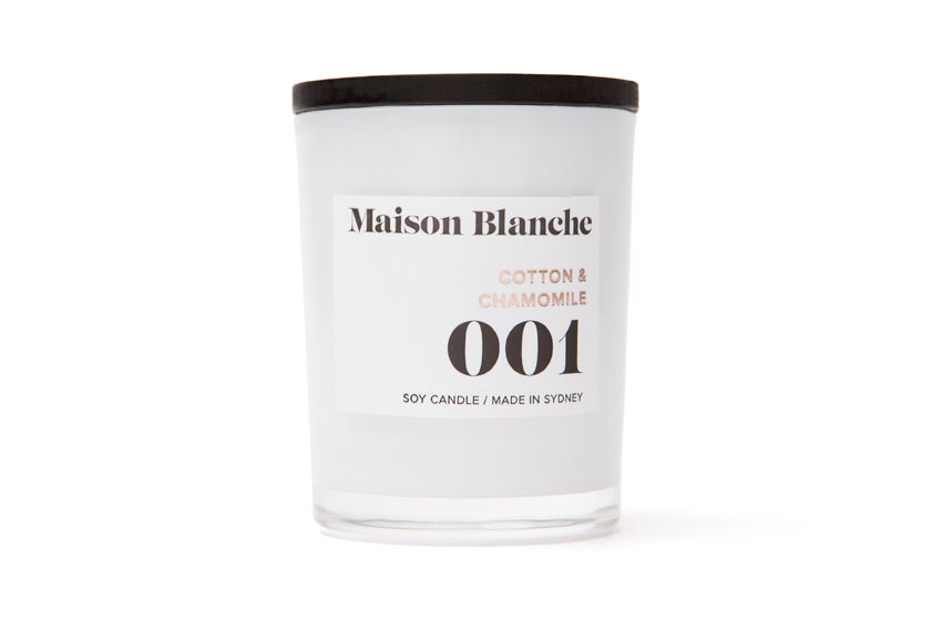 Maison Blanche Handmade Vegan Candle - Small